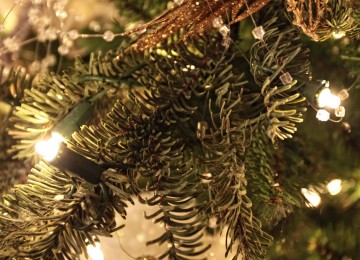 vianočný stromček detail